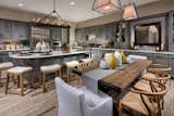 A modern farmhouse kitchen at Fielding at Wallis Ranch.   Photo 6 of 8 in 5 Fabulous Kitchens for Hosting Thanksgiving Dinner by SoCal Living