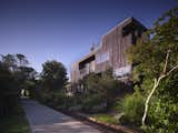 Exterior, House Building Type, Green Roof Material, Flat RoofLine, Beach House Building Type, and Wood Siding Material  Photo 1 of 10 in House on Fire Island by Coughlin Scheel Architects