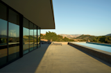 Pool terrace looking east to "Pastures of Heaven".                              