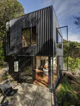 Exterior with morning sun