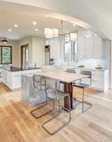 Classic white with Chic industrial modern. Nar Fine Carpentry Sacramento.