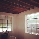 Remodeling actually started last year when my partner began work on my future office.  These windows provide a huge amount of light in a small space and views of the river.
