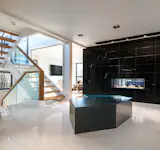 Foyer with Fireplace