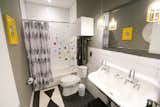 Kohler Brockway sink sets the tone for the boys' bathroom