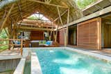 The terrace with the private plunge pool.