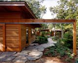 Outdoor, Walkways, Small Patio, Porch, Deck, Shrubs, Hardscapes, Front Yard, and Trees  Photos from Chilmark House