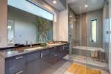 Bath Room, Engineered Quartz Counter, Open Shower, and Undermount Sink  Photo 5 of 15 in Sunset Drive - Franklin Hills/Silver Lake by Team X Estates