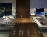 Summit House Beverly Hills luxury home modern open plan interior viewed from upstairs