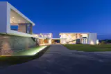 Entry walkway and water feature