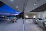 Los Tilos Hollywood Hills modern indoor outdoor home with floor to ceiling sliding glass window walls