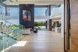 Bundy Drive Los Angeles luxury home modern open plan foyer & living room 