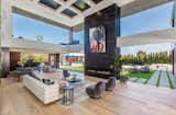 Bundy Drive Los Angeles luxury home bright, modern living room