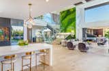 Bundy Drive Los Angeles luxury home modern open plan living room & kitchen