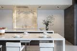 BigHorn Palm Desert modern all-white kitchen & dining room