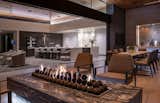 BigHorn Palm Desert modern home luxury outdoor terrace dining area & fire pit