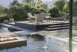 Serenity Indian Wells luxury desert home outdoor terrace water & fire features