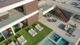 Los Tilos Hollywood Hills modern luxury home resort style terraces & backyard swimming pool