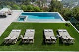 Los Tilos Hollywood Hills modern luxury home hillside infinity pool