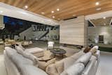 Hutton Drive 2641 Beverly Hills luxury home modern resort style indoor outdoor living room with backyard views