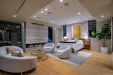 Hutton Drive 2641 Beverly Hills modern home luxury primary bedroom with fireplace and lounge