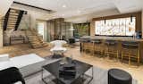 Hutton Drive 2641 Beverly Hills modern home luxury open plan entertainment room with bar and wine cellar