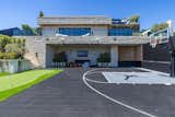 1414 Donhill Drive luxury Beverly Hills mansion modern outdoor sports deck with basketball court & putting green golf course