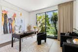 Benedict Canyon Beverly Hills modern mansion luxury home office