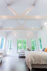 View of trussed ceiling in main bedroom