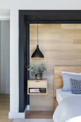 Bedroom, Pendant Lighting, Light Hardwood Floor, Bed, and Night Stands  Photo 15 of 18 in Black Rock by LDa  Architecture & Interiors