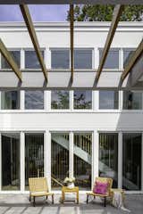 Exterior, House Building Type, Stucco Siding Material, Glass Siding Material, and Flat RoofLine  Photo 5 of 20 in Courtyard Contemporary by LDa  Architecture & Interiors