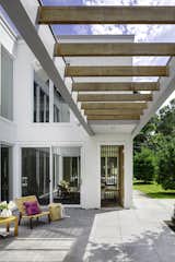 Exterior, Stucco Siding Material, House Building Type, Flat RoofLine, and Glass Siding Material  Photo 6 of 20 in Courtyard Contemporary by LDa  Architecture & Interiors