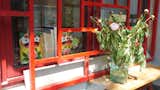 Exterior, Windows, Metal, and Picture Window Type Window of first floor  Photo 6 of 9 in " Rock Sparrow house" A loft with Chinese style in hutong by Ning, Zhu