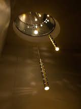 Heavy Rain is a larger, more commanding version of Rain, suitable for voids with high ceilings and stairwells. Heavy Rain captures the shimmery sparkle of raindrops frozen in descent. Individual drops are visually quite subtle, but gain tremendous strength when multiplied and clustered in large groups.