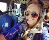 Arriving by heli. The only way to arrive.