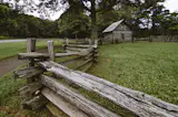 Puckett Cabin:

Of all the sights I witnessed on my first trip down the Blue Ridge Parkway, this ancient cabin exemplifies them the best. Named after Orlean Puckett, this gem of a cabin has been uninhabited since 1939. It stands as an ode to her goodwill as an esteemed midwife in southern Virginia during the late 1800's.