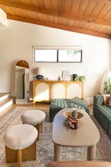 Sideboard and full-length mirror