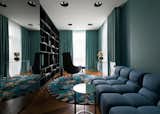Office, Chair, Lamps, Library, Storage, Bookcase, and Dark Hardwood Design Studio of Yuriy Zimenko
Designer: Zimenko Yuriy
Site: https://zimenko.ua  Office Library Lamps Photos from FASHION APARTMENTS IN KIEV