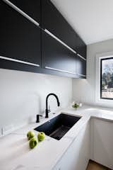 IKEA cabinet boxes with The Cabinet Face Matte White and Matte Black Fronts
