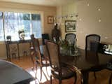 Dining Area with Open Fireplace