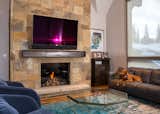 The Modore 100H Fireplace installed in Michael Stokes' living room is enjoyed by all, even our furry friends. 