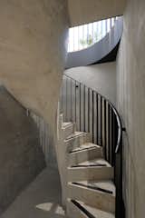 concrete basement stair