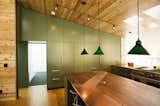 Wilkens Design Studio custom Kitchen with integral refrigerators and storage for a Saugatuck, West Michigan single-family residence. 