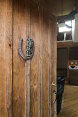 detail of the reused front door