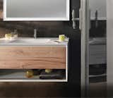 series 900

35½" UP floating vanity features a unique 45 degree join on the two lower angles. UP vanity design incorporates a single drawer with drawer organization included and an open bottom shelf to store and display pretty toiletries.

The vanity frame is available in Natural Oak or White Matte lacquer finish. The vanity drawer front is available in a Vintage Oak finish as standard, which beautifully showcases the knotty characteristics of oak. Vanity drawer front available in a Distressed Oak finish by special request. Coordinating blu∙stone™ vanity top sink available in ½" or 4" thickness. 

Pair with 45° series 900 framed mirror.