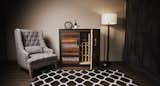 Thermally insulated, fully sealed, temperature and humidity controlled providing long term storage for over 70 bottles of wine.