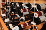 The cable rack system is a modern way of storing your precious wine collection.