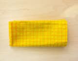 Break The Grid Print on yellow linen // austin sun yellow