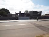 Street view, front of house
Concrete block construction with metal siding