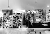 Large canvases in the studio