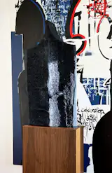 Charred wood sculpture, https://www.neshka.com/sculpture/